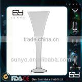 Hand Blown Crystal Clear Horn Shape Champagne Glass thumbnail-1