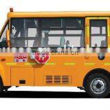China 5.2m New Yellow School Bus With Gasoline Engine for Sale thumbnail-1
