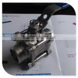 3PC Full Flow Ball Valve Butt-weld Ends 1000PSI thumbnail-1