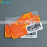 30Mil Frosted Transparent Clear Plastic Card thumbnail-3