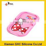Cute Pink Hello Kitty Car Mount Phone Stand Silicone Holder Anti-slip Mat Bottom thumbnail-1