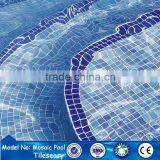 Decorative Swimming Pool Floor Tiles Standard Size Mosaic