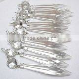 38mm Crystal U-drop Icicle Drop With 14mm Octagon Crystal Beads thumbnail-1
