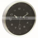 Large metal round shaped decorative wall mounted clock
