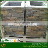 slate stone building design concrete pillar