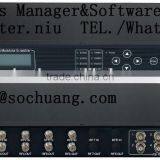 6*DVB-S2 to 4 QAM TransModulator With MUX-Scrambler(6*DVB-S/S2+6*ASI In,4*DVB-C RF Out) thumbnail-1