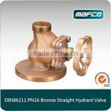 Bronze 2.5 Angle Fire Hydrant Landing Valve With Rising Stem For Fire Fighting Equipment thumbnail-6