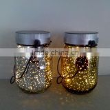 Charming jar shape firefly led hanging garden energy saving lamp