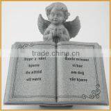 Resin Angel With Book