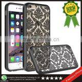 Samco Custom Print Damask Pattern Transparent Clear for IPhone 6S Case Mobile Phone
