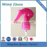 MZ- Factory supply high quality plastic mini trigger sprayer with non spill feature