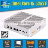 2016 hot sale mini pc i5 Windows 10 with Intel Core i5 -5257u 2.7G Intel HD 6100 support ultra HD 4K resolution USB WIFI HDMI