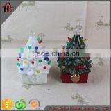 ceramic small christmas tree light ornament