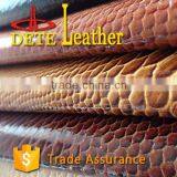 Moisturecure pu Leather Synthetic Leather Python for Bags thumbnail-2