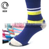 Dark Blue No Show Custom Heated Socks