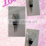 Cheap Letter Cutting 25th Aniversary Wedding Wine Bottle Stopper thumbnail-3