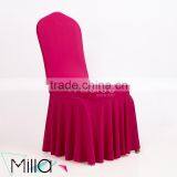 Ruffled Wedding Chair Cover thumbnail-1