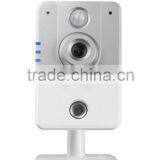 HD 720P PIR Alarm Night Vision ip Palstic Cube ip Camera Internet Security Camera thumbnail-1