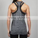 Custom Nylon Spandex Womens Gym Yoga Tank Top thumbnail-3