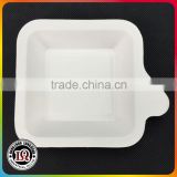 Biodegradable Bagasse Small Cake Tray with Handle