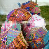 Colorful handmade Indian Sun Umbrella Parasol