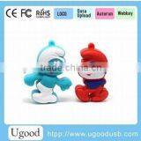 Customized Gift USB Flash Drive,Hot Item Cute PVC USB Pen Drive, OEM Rubber USB Storage With 2GB,4GB,8GB Real Capacity