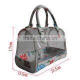 Fancy 2 in 1 Clear Transparent PVC Waterproof Tote Bag With Clutch thumbnail-2
