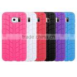 Mobile Phone Cases Supplier 6 Colors TPU Tire Pattern Finish Back Case Cover for Samsung Galaxy S6 / S6 Edge thumbnail-5