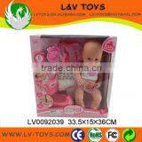 2013 Newest Fashion High Quality Plush 14 Inch Solid Doll Set With Sound and IC for Children/kids Play With EN71 LV0092039 thumbnail-1