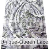 High Grade Tulle Lace/nigerian French Lace Fabric/African Style Designs Embroidery Fabric thumbnail-1