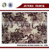 Flower Pattern Flocking Print Materials African Velvet Lace Fabric thumbnail-1