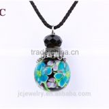 2016 Fashion Aromatherapy Jewelry Glass Essential Oil Diffuser Mini Glass Bottle Pendant Necklaces