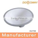 Ceramics Sink Bathroom Under Counter Vanity Wash Basins DU1708