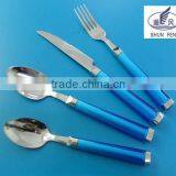 Fashionable Plastic Handle Flatware