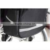 Topmedi1xLarge Storage Luxury Mesh Side Bag Wheelchair Accessories Scooter Pannier Bag With Padded Loop for Handicapped thumbnail-3