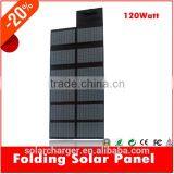 big power folding solar sun panel 120w for big battery charging