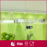 2016 promotional metal wire wall mounted kitchen utensil rack