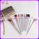 12pcs Cosmetic Brush Set with Synthetic Hair
