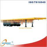 High Quality Cargo 40 Feet Flatbed Trailer Sizes