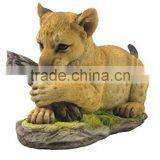 Customized Handmade Painted Decorative Animal Figure Leopard for Sale thumbnail-1