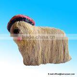 Hungarian Komondor Dog Fridge Magnets Souvenir Refrigerator Magnets Toy Dogs 3D Resin thumbnail-1