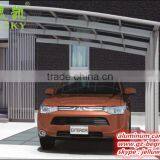 White Metal Frame Car Covers Garage With Polycarbonate Sheet thumbnail-3