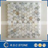 Calacatta Gold Hexagon Marble Mosaic 12*12 Tile for Sale thumbnail-1