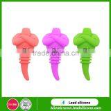New Design Cartoon Shape Fancy Silicone Wine Bottle Stopper Cover thumbnail-2