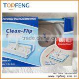 Lysol Clean-Flip Sweeper, 44-1/2" Aluminum Handle, 10-2/5" Mop Head, Blue/White Clean-flip Sweeper thumbnail-1