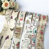 Cheap Wholesale Cotton Linen Butterfly Ribbon thumbnail-2