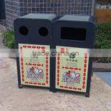 Arlau Urban Outdoor Furniture Metal Dustbin Pictures thumbnail-5