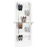 H1313 18 Pair Chroming Door Shoe Rack