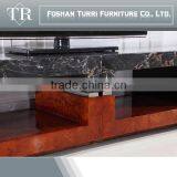 Luxury Furniture Modern Italian Marble Travertine tv Stand thumbnail-4