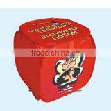 Laundry Bag Basket Pop Up Hamper Foldable Clothes Storage Bin Red thumbnail-1